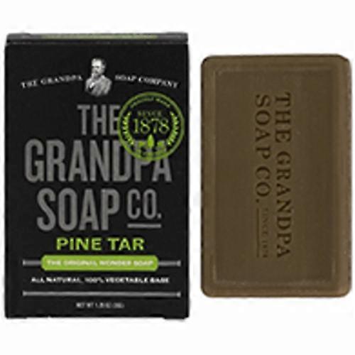 Grandpa's Brands Company Pine Tar Soap, Travel 1.35 Oz (Pack of 1)