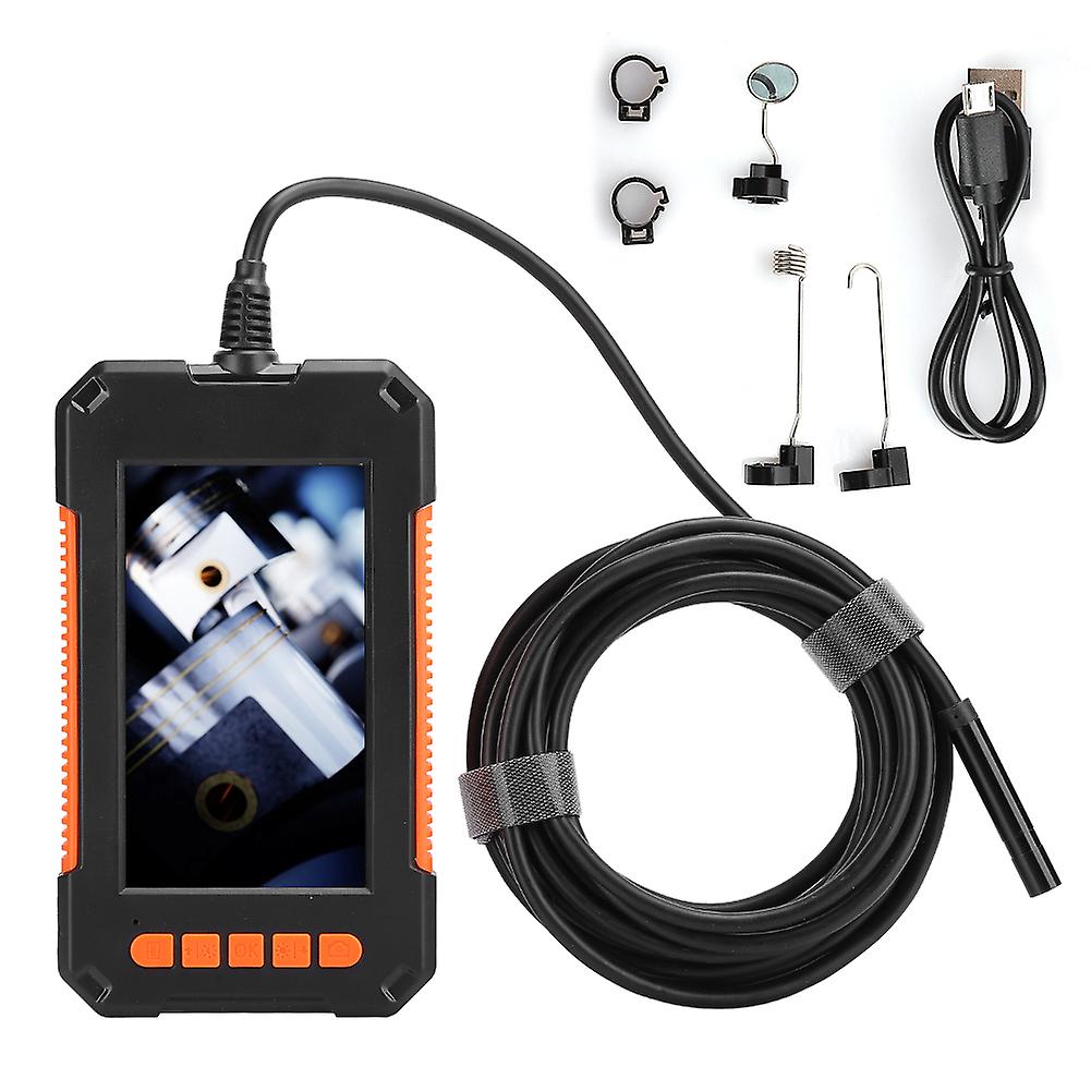 1080p Handheld Endoscope Camera 4.3 Inch LCD Screen Portable Waterproof Borescope Inspection Camera