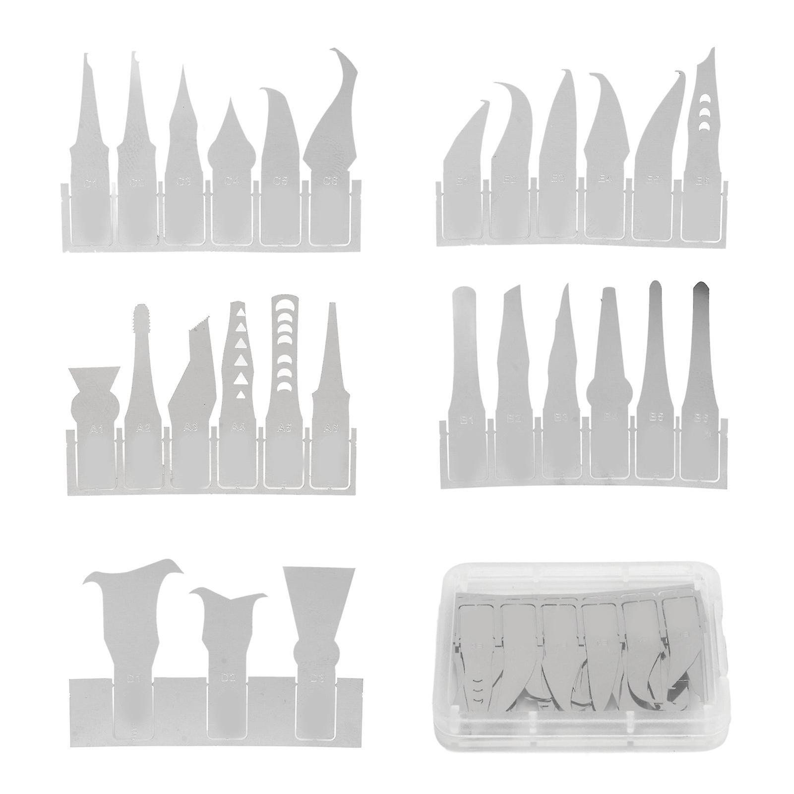 27 Pcs BGA Repair Blade Set Ultra Thin SK5 Steel Strong Toughness CPU IC Chip Glue Remover Knife