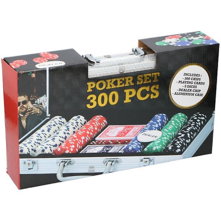 Poker Set 300 Chips With Aluminum Case