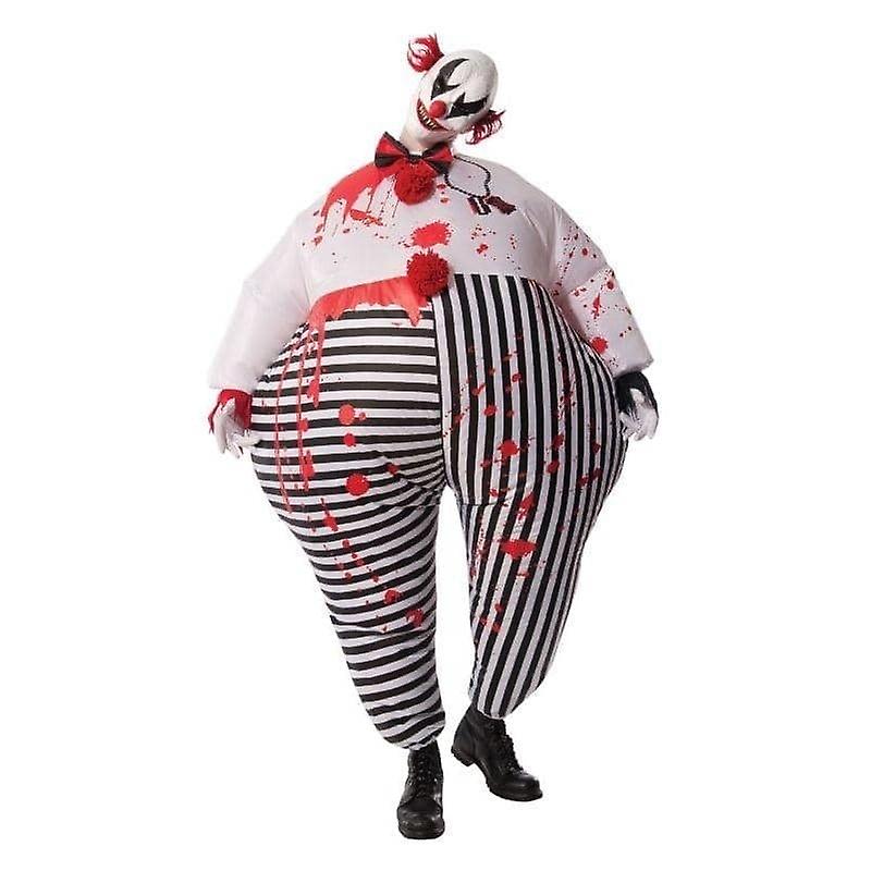 Mens Inflatable Evil Clown Costume 810509std