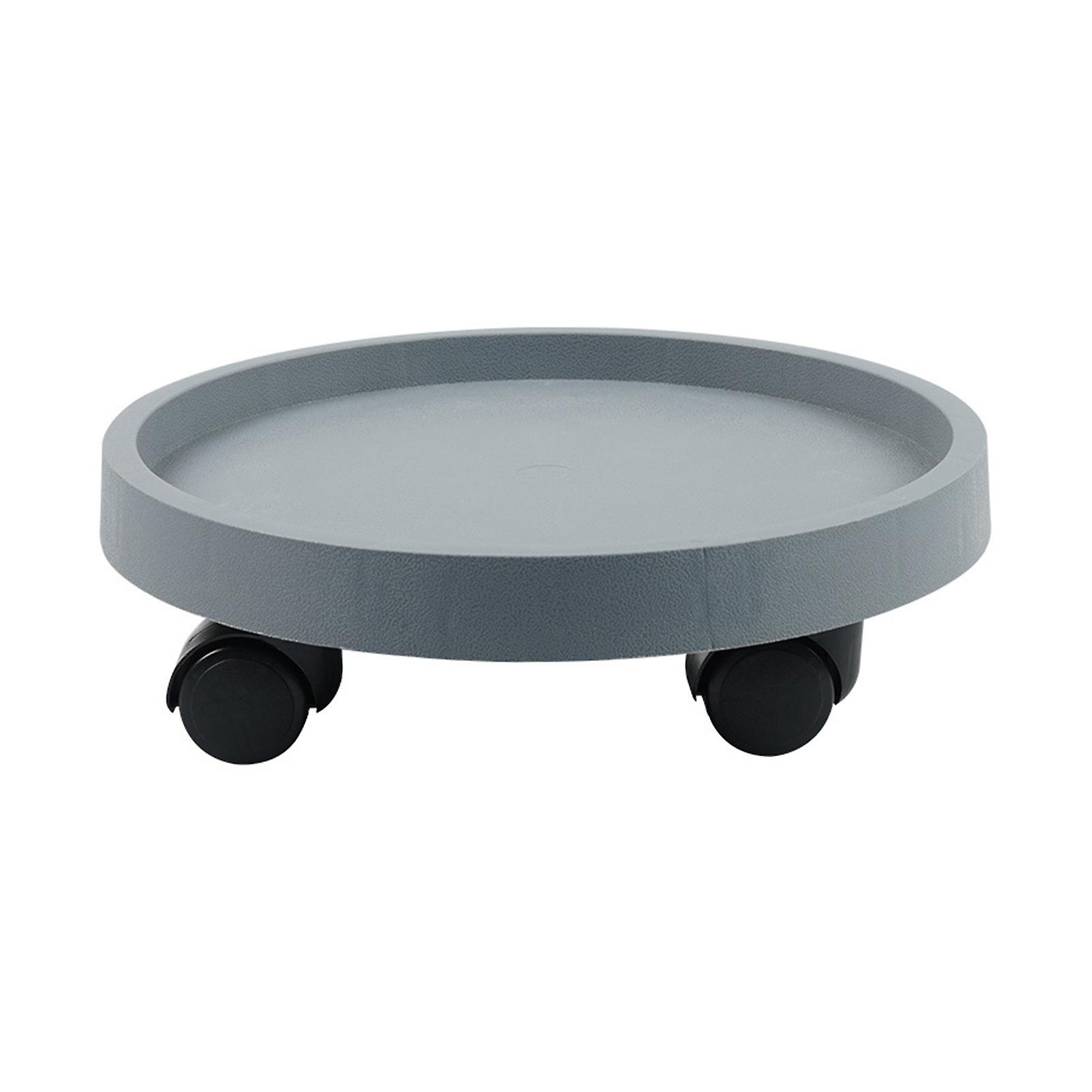 Simple Planter Tray with Rolling Wheels Household Mobile Potted Plant Pallet for Home Gardening