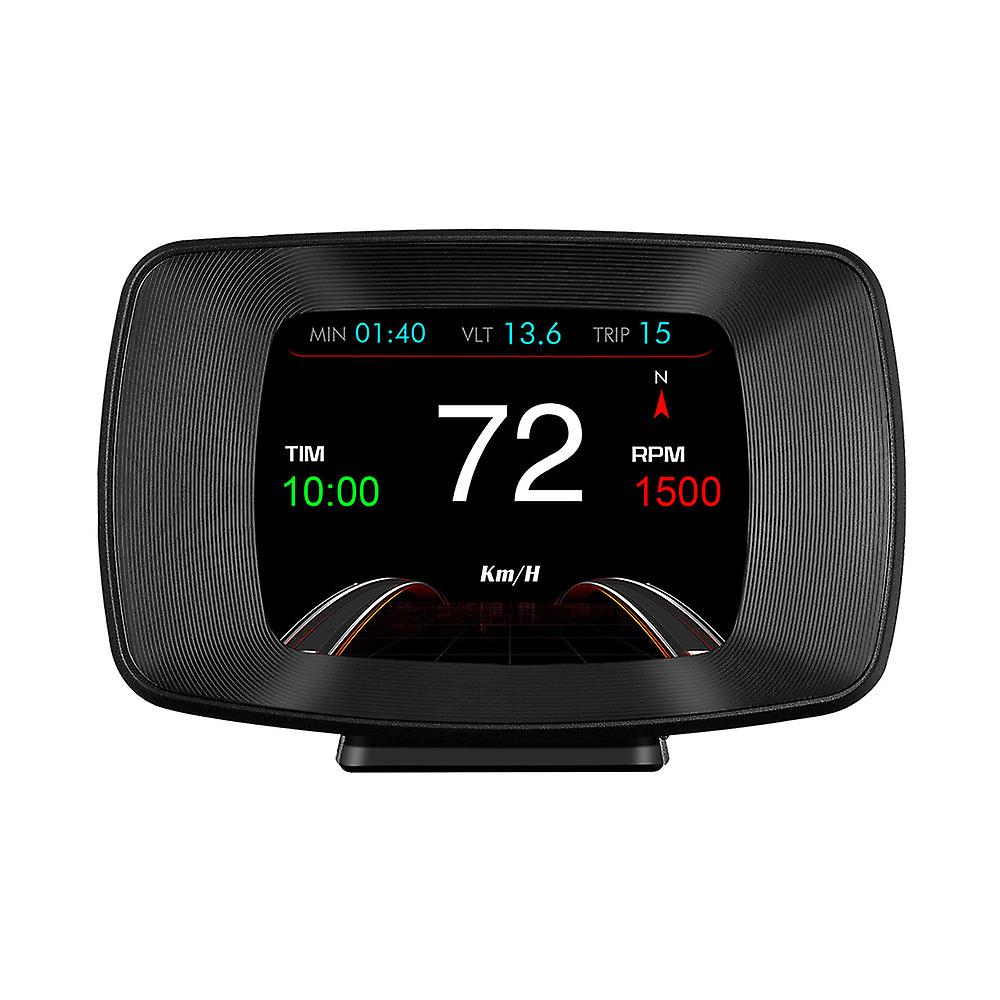 2021New P13 Hud Head-up Display Car-styling Overspeed Warning Windshield Projector Alarm System Universal Auto
