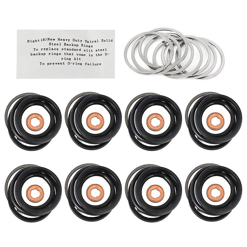 7.3l injetor externo O-ring Kit com anel de aço para serviço pesado para 1994 1995 1996 1997 1998 1999-2003 Ford 7.3l T444e Dt466e 1530e