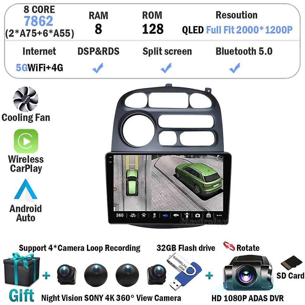 Android 12 For Jac Refine 2012-2015 For Hyundai H-1 Starex 1997-2007 Car Radio Multimedia Video Player Gps Navigation 4g+wifi Bt