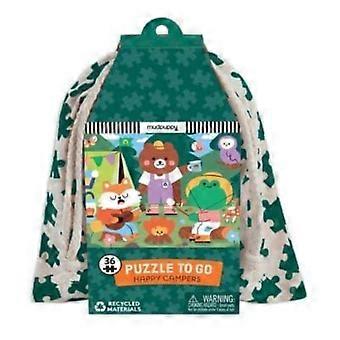 Happy Campers 36 Piece Puzzle To Go - Mudpuppy