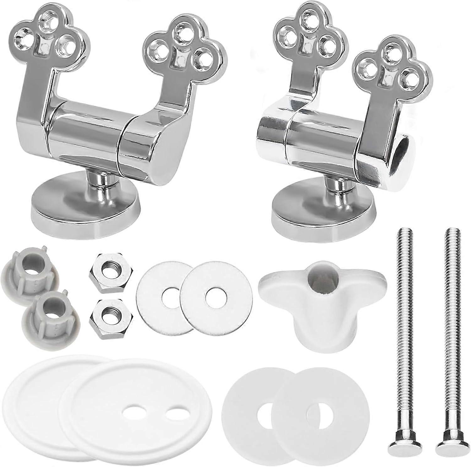 WC-istuimen kiinnitys, wc-istuimen sarana, wc-istuimen kiinnitys, wc-istuimen sarana, pehmeästi sulkeutuva wc-kannen sarana, sopii wc-kannen yläkanteen