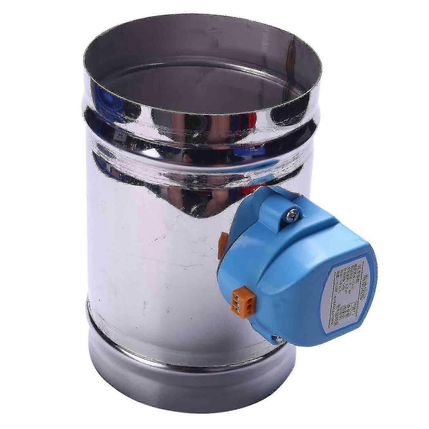 125mm الفولاذ المقاوم للصدأ الهواء المثبط صمام Hvac الكهربائية مجاري الهواء بمحركات المثبط ل 5 بوصة Ventilati-YuJia