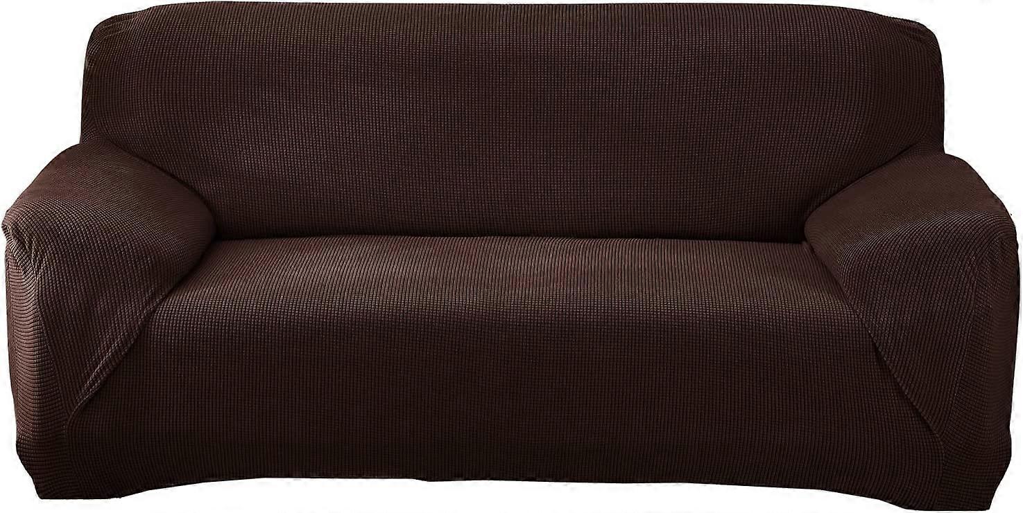 Stretch Sofa Throws Sofa Cover, Universal Sofa Cover for Armrest Sofa (Black,1 Seater)