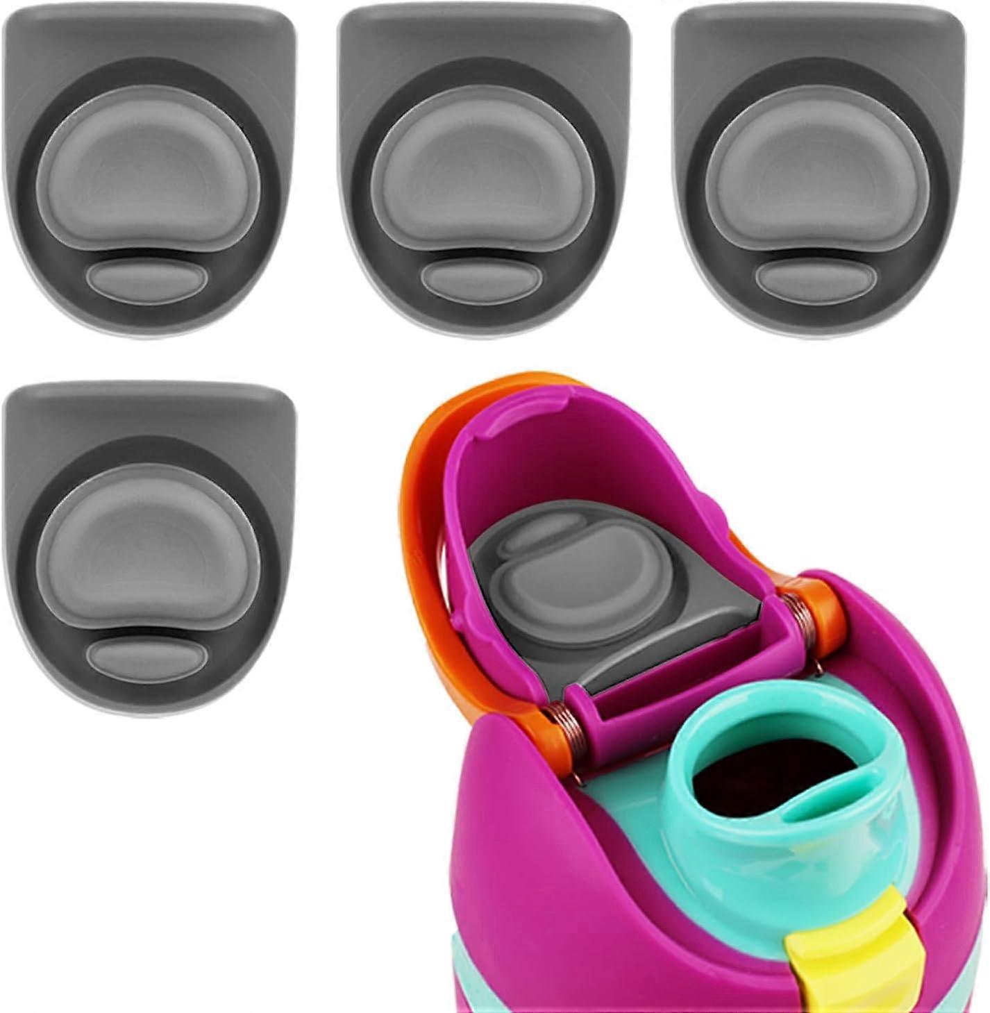 4pcs Replacement Stopper Compatible with Owala FreeSip 24oz 32oz, Water Bottle Top Lid Gasket for Owala 16/19/24/32/40oz Seal Bottle Cap Mouth Stopper