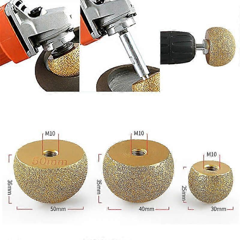 Brazing Diamond Mushroom Polishing Cone Head Pebble Cobblestone Marble Abrasive Tools Inner Circle Wer Pot Arc Grinding