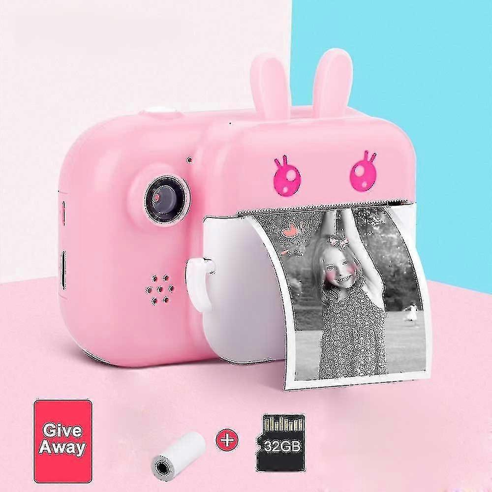 Παιδική κάμερα Wifi στιγμιαία εκτύπωση κάμερα θερμικός εκτυπωτής ασύρματο wifi τηλέφωνο εκτυπωτή 32gb κάρτα 1080p hd