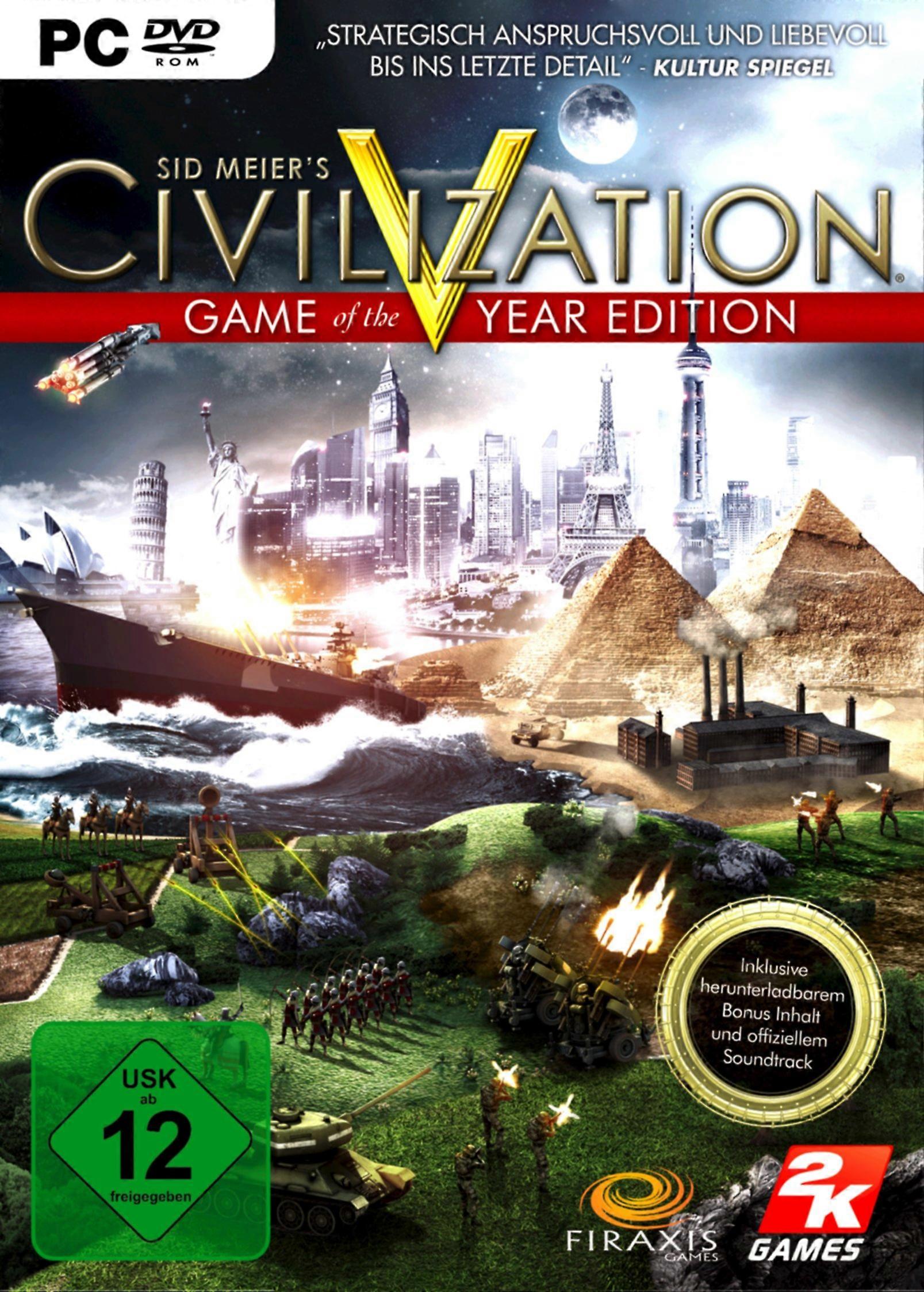 Civilization V - Game of the Year Edition (PC) - New & Sealed