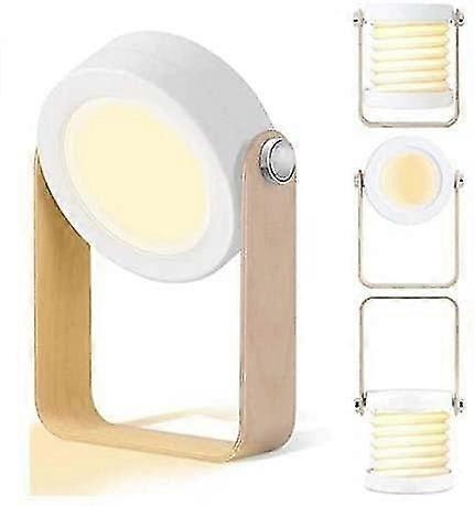 Led Table Lamp Bedside Lamp,night Light Lantern Vintage Touch Dimmable, Foldable Portable Lantern Light Bedside Lamp