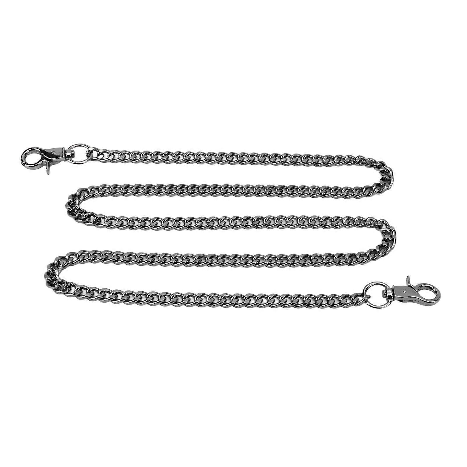 8 db 1,2 m-es alumínium járdaszegély lánc elegáns, egyszerű, rozsdaálló fém kézműves lánc barkácstáskaláncokhoz ékszerkészítéshez
