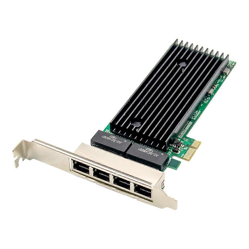 PCI-E 4 Port RJ45 Server 1X PCIe X1 Intel 82576 Chip 10/100/1000Mbps Lan Quad Port Server Gigabit N