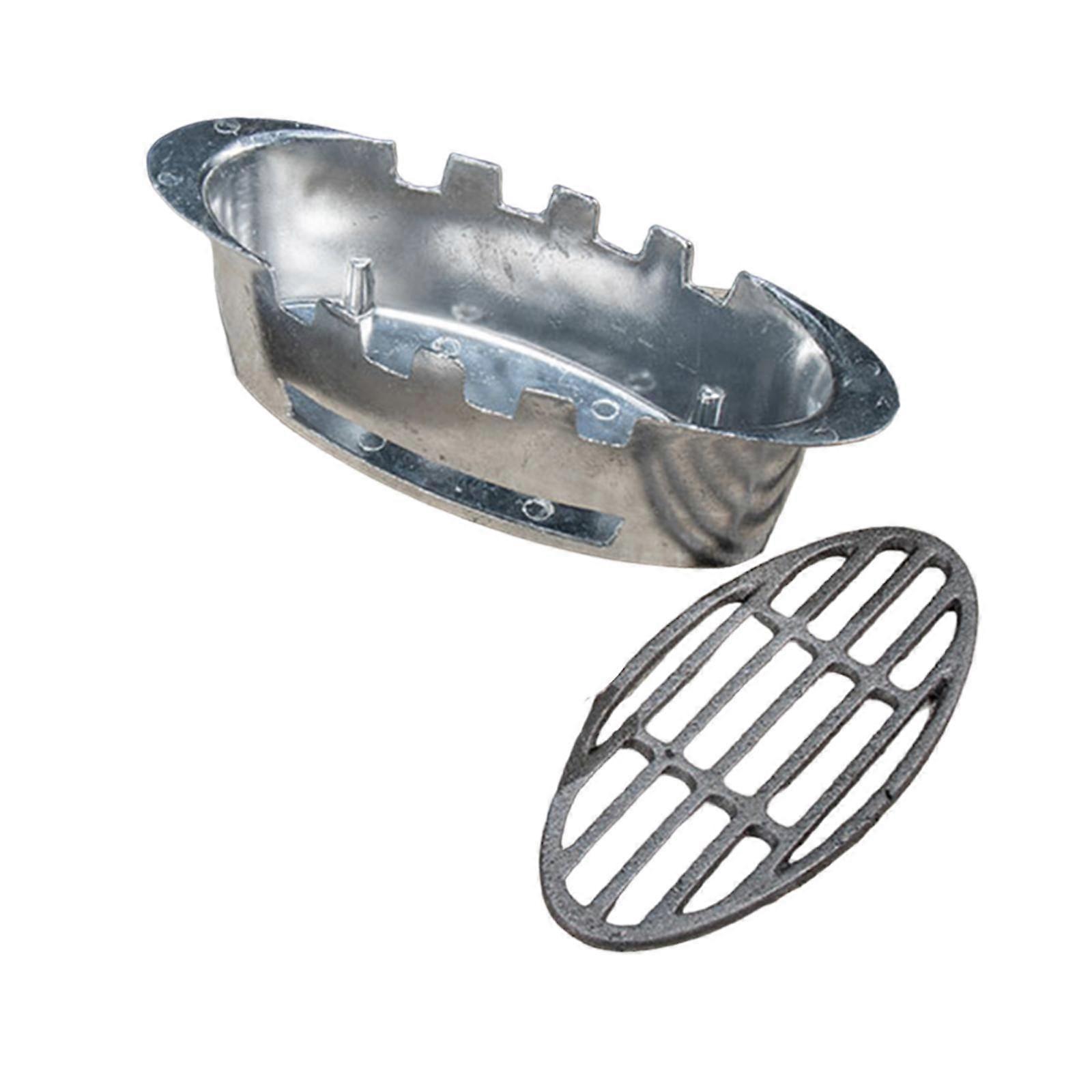 Fish Serving Pan Burner Fish Griddle Pan Burner for Vegetable Seafood Steaks