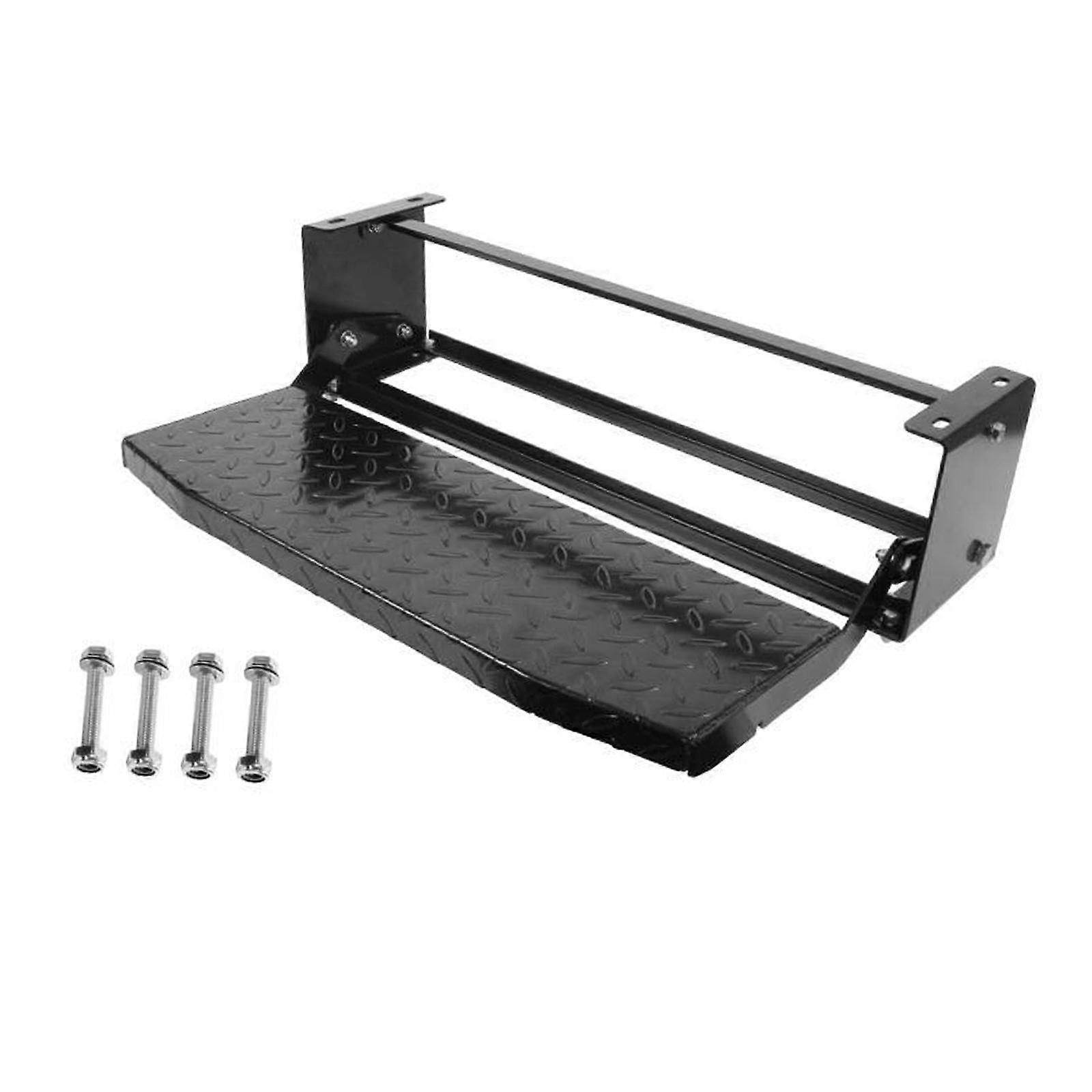 RV Step Manual Folding RV Door Entry Bottom Step for Campers 5TH Wheels