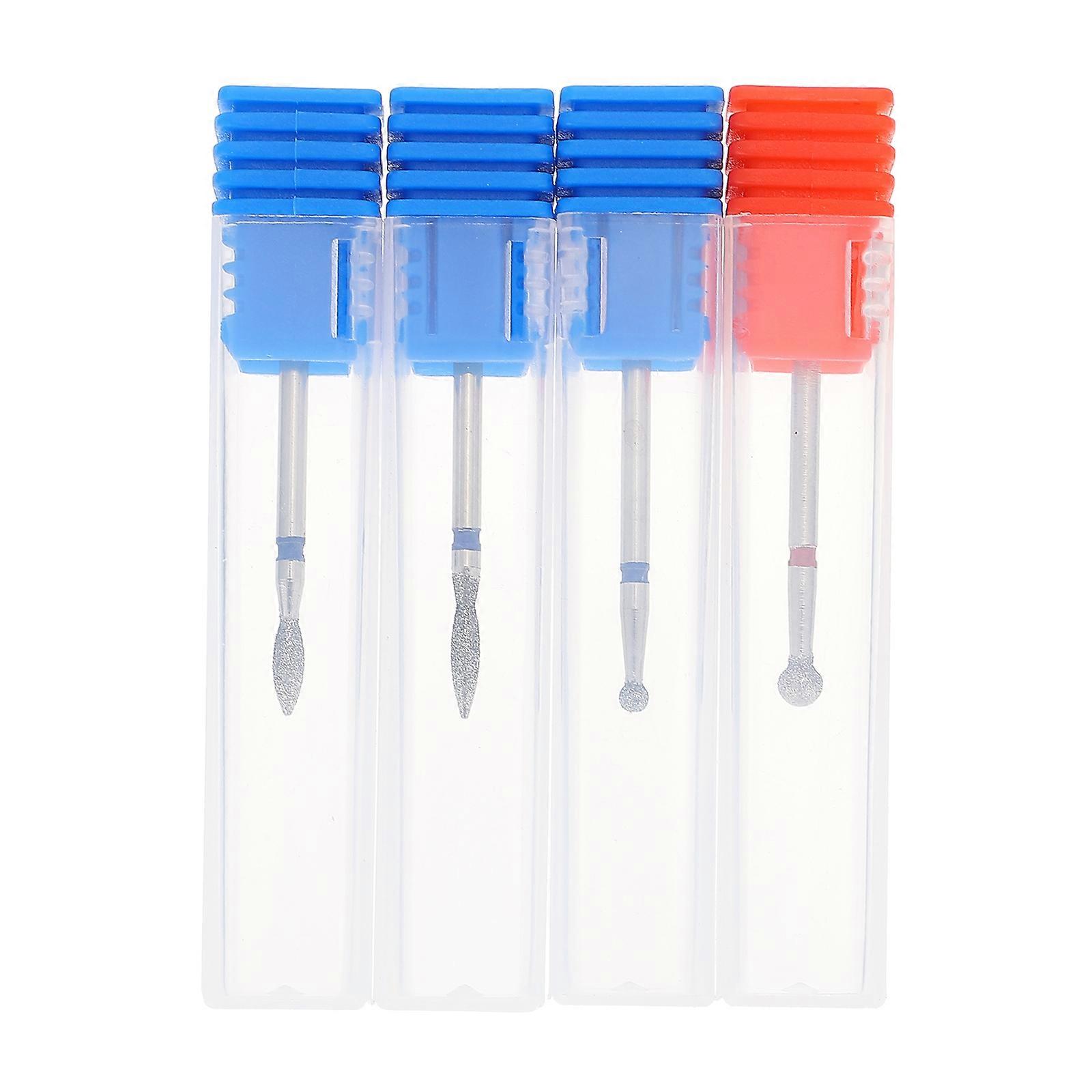 4Pcs Professional Nail Drill Bits Set Nail Tools Nail Kits Drill Bit for Nails