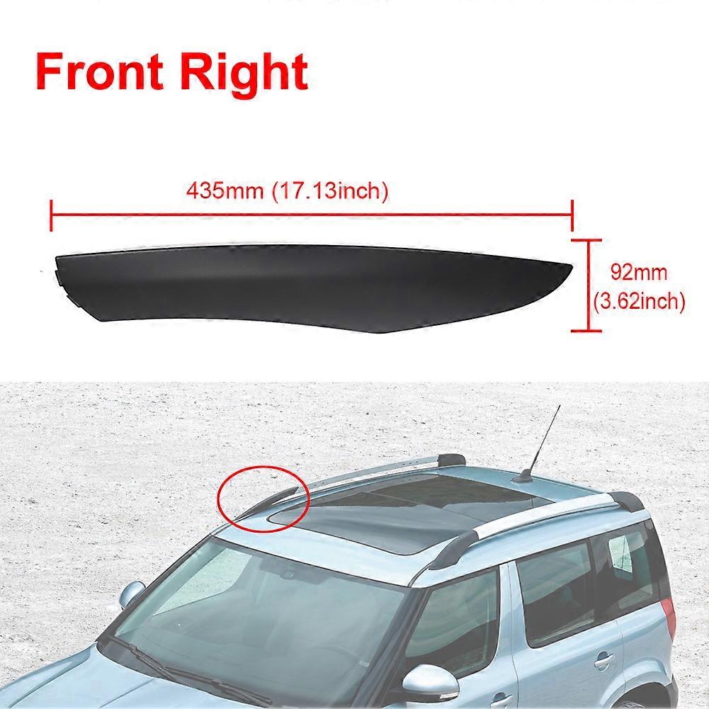 For Skoda Yeti SUV foran bak venstre høyre takstativ deksel taket bar taket rail end shell bagasjen rack guard erstatte 5LD 860 146