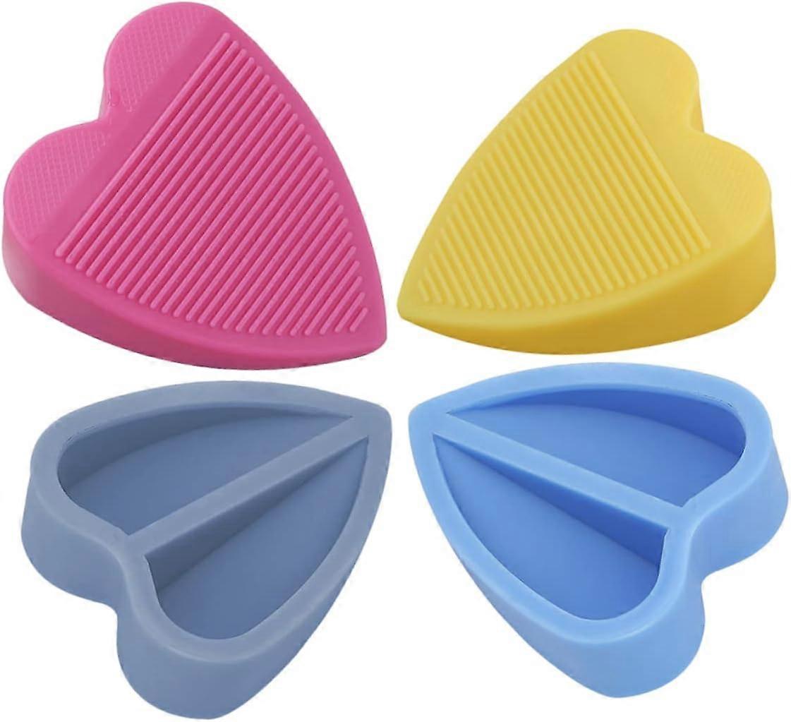 4pcs Simple Creative Door Stopper Child Plastic Wedge Shape