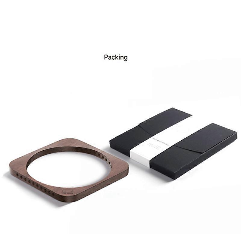 Desktop Dustproof Stand for Mac Mini and Mac Studio Walnut Wooden Holder Cooling Heat Disspation Mount Accessories for Mac Mini
