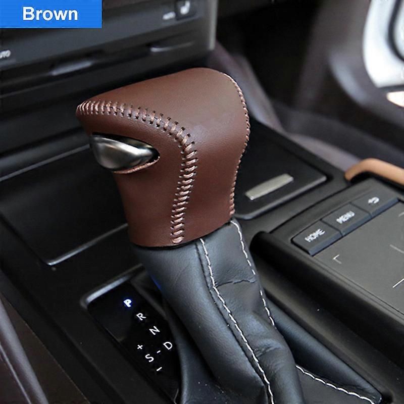 Hand-sewn leather case for lexus UX260H ES200260300H 18-20, car gear change handle, handbrake protection lever