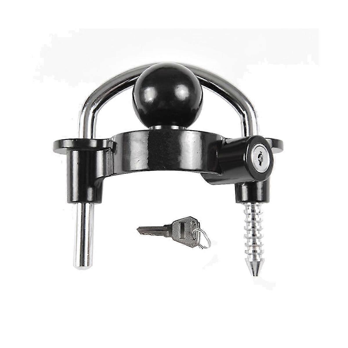 Black Trailer Coupling Locks Ball Locks Car Locks Trailer Accessories Trailer Locks Planter Locks T