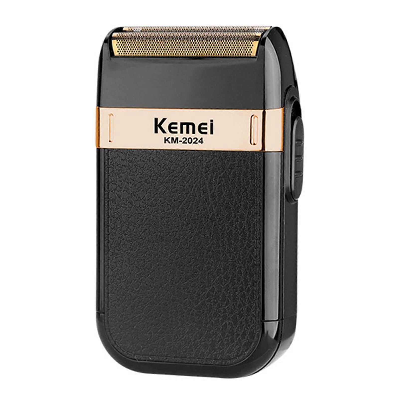 KEMEI Electric Shaver Reciprocating Double Cutter Heads Quick Shaving Intelligent Perception Dry Wet Double Shaving