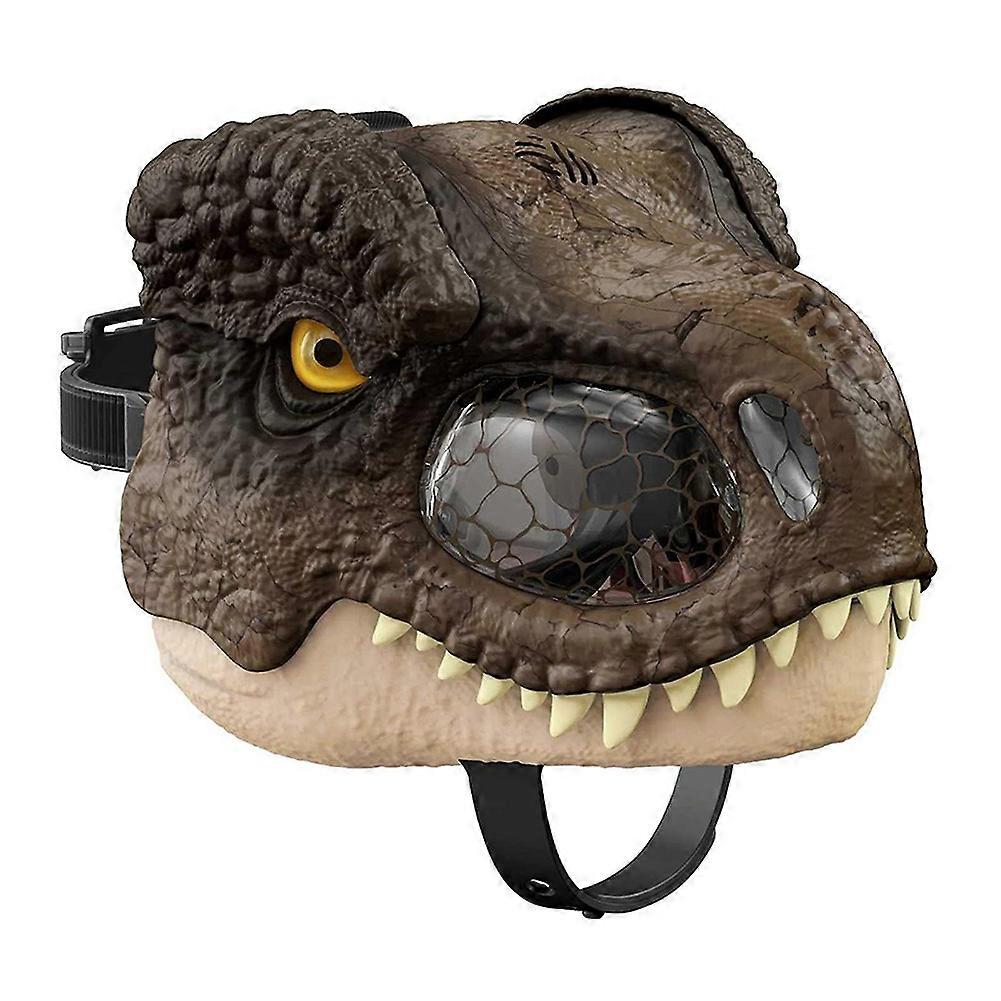 Jurassic World Dinosaur Rex Open Jaw Masque with Realistic Texture & Colored Eye