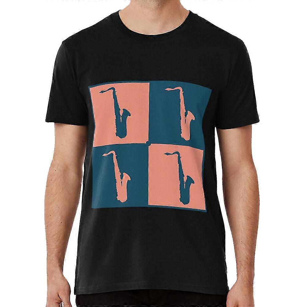 Saksofoni vintage t-paita sassofono saksofoni saksofn