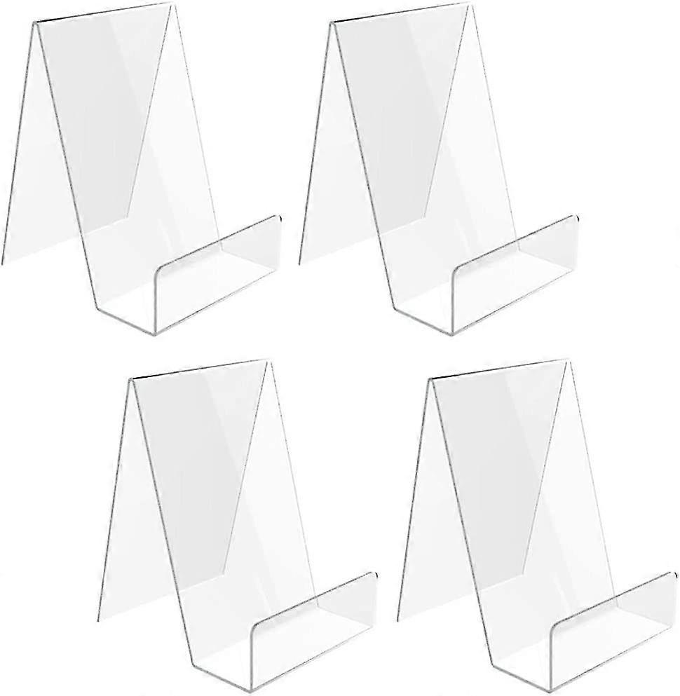 Bracket, 4pcs Sign Holder Clear Acrylic Phone Flyer