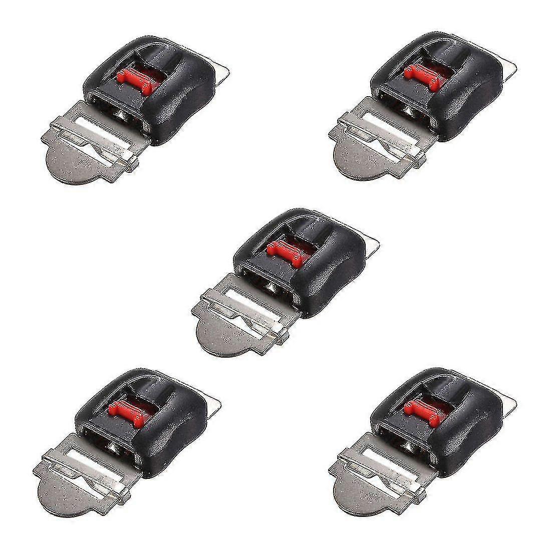5pcs Motorcycle Helmet Clip Chin Strap Quick Release Disconnect Buckle