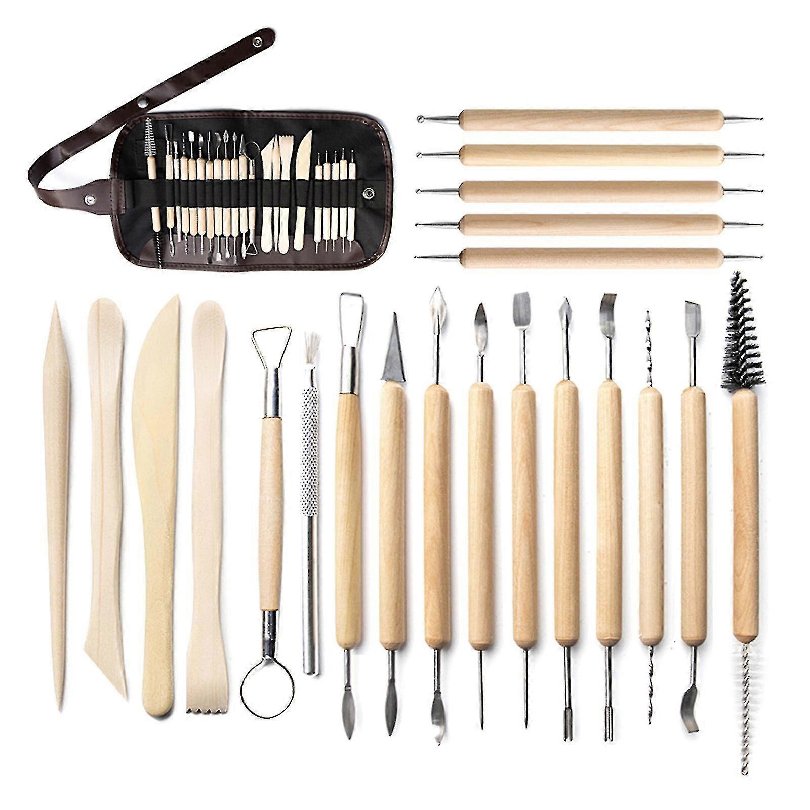 21 stuks Essential Clay Tools Kit Professional Shaping Tools
