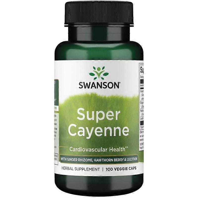 Swanson Super Cayenne Capsules 100