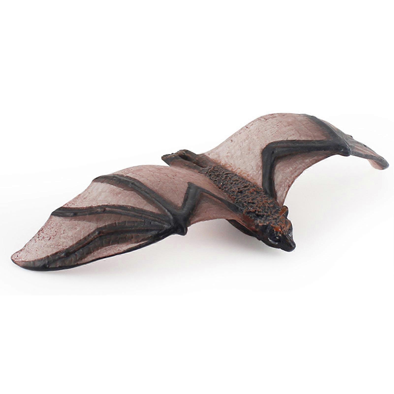 Model Toy Realistic Form Multi-use PVC Simulation Bat Model Figure for Halloween