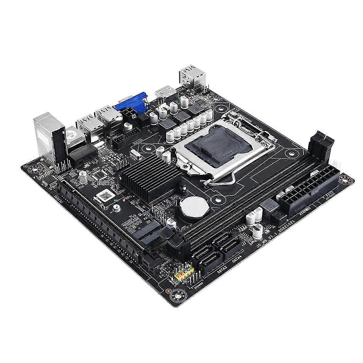 H61s Placa-mãe do computador Lga 1155 2xddr3 Slots até 16g Pci-e 16x 100m Ethernet Itx H61 Desktop M