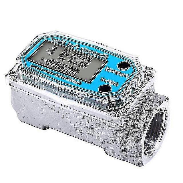 High Accuracy Digital Fuel Flow Meter Car Gasoline Diesel Kerosene Methanol Water Meter Counter Sens