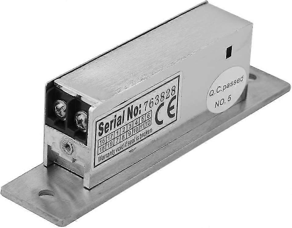 12V Narrow Type Adjustable Electric Door Lock Unlock Mode Intelligent Security Cathode Smart Control Lock No Security Failure