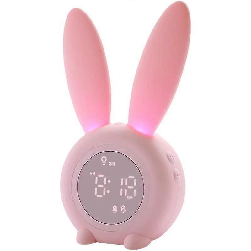 Alarm clock for children Rechargeable with Night light Touch control