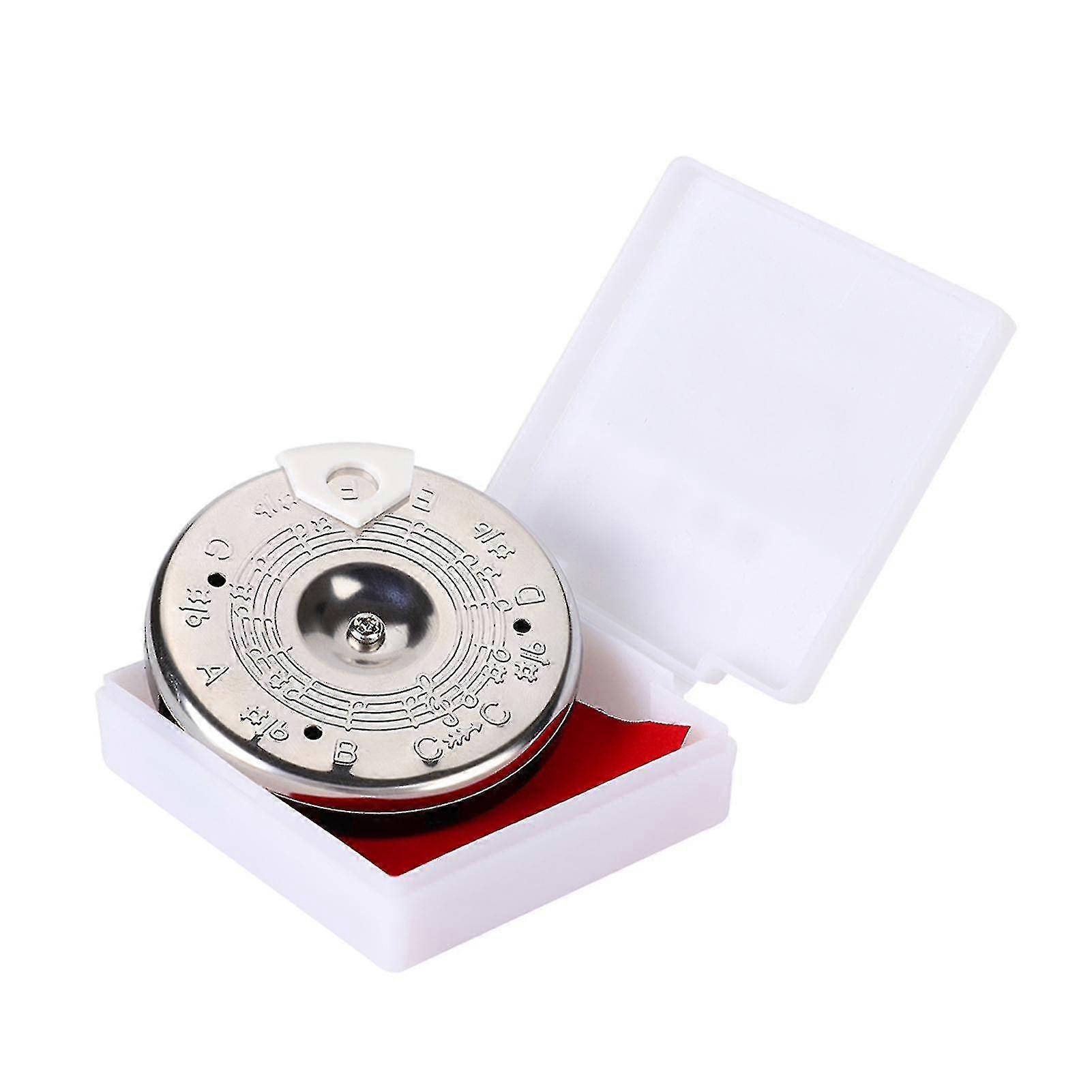 Sensitiv kromatisk 13 Pitch Pipe Tuner C-C Tuning Tool med Case Instrument Tilbehør PK