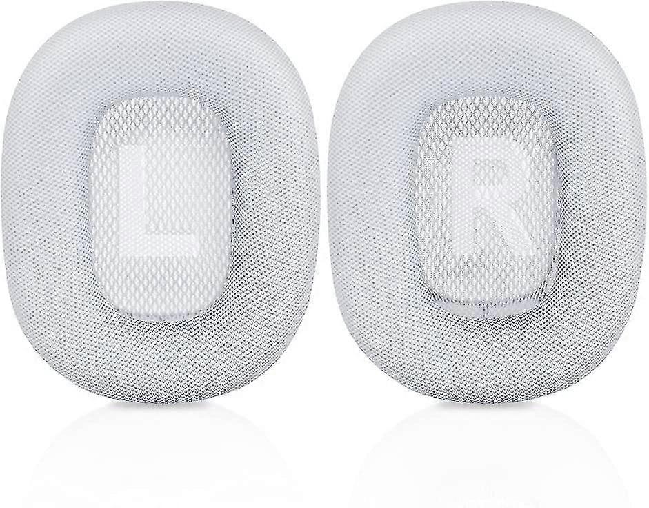 Replacement Ear Cushion For Airpods Max Memory Foam With Protein Leather Magnetic Ear Pads For Airpods Max (silver)
