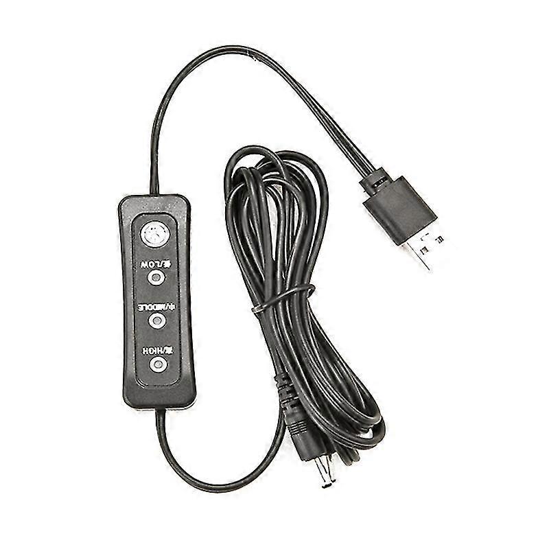 5v Usb Temperature Heater Controller Mittens Warmer Switch 3-Speed Adjustable
