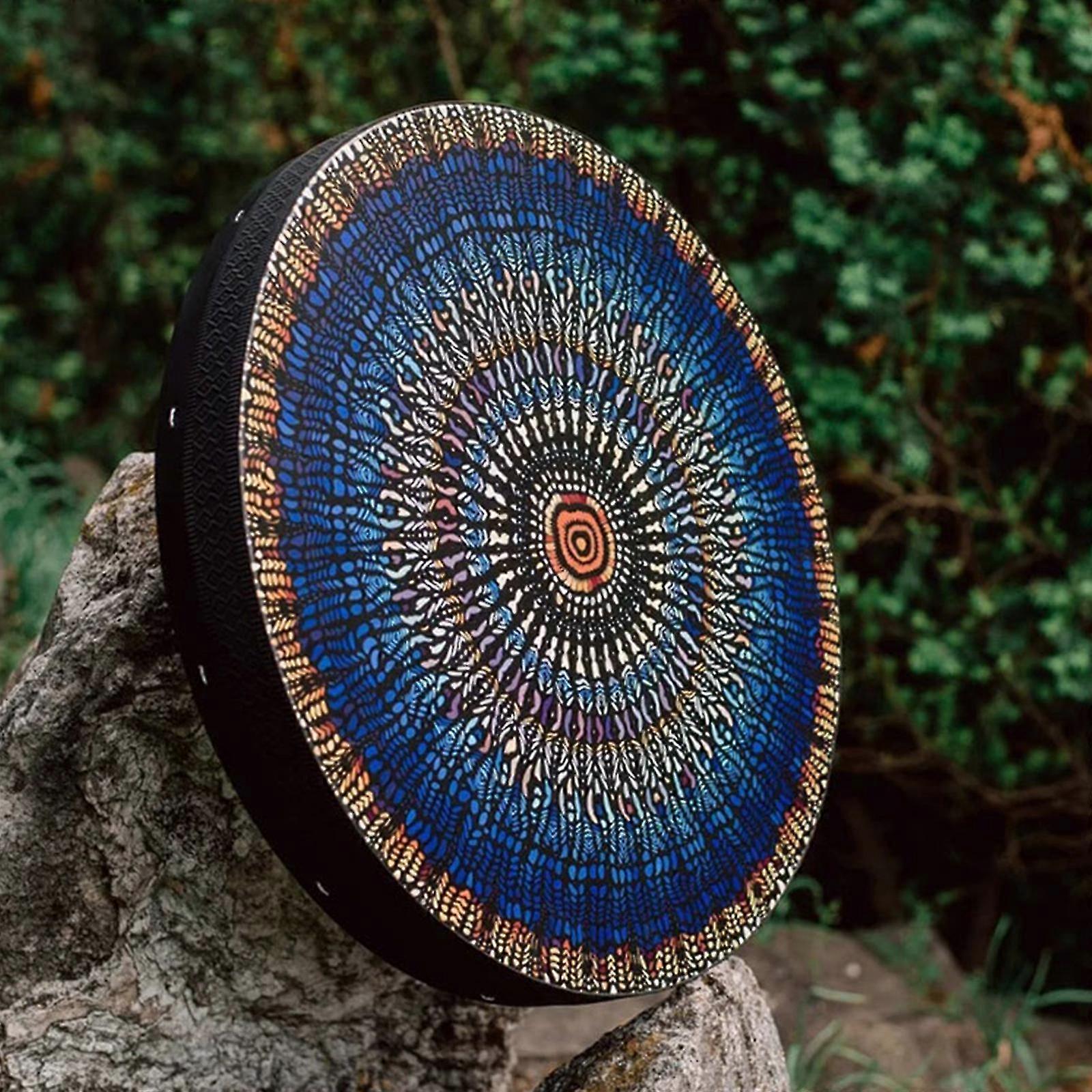 نباتي النار طبل أداة الشفاء الأزرق من السهل أن تلعب أدوات في الهواء الطلق دائم لافتة للنظر ديكور المنزل