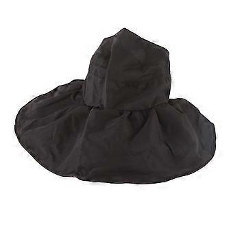 Verão Bucket Hat Mulheres dobrável ao ar livre revestimento de vinil UV Visor Sun Hat para Beach Party Preto tamanho livre
