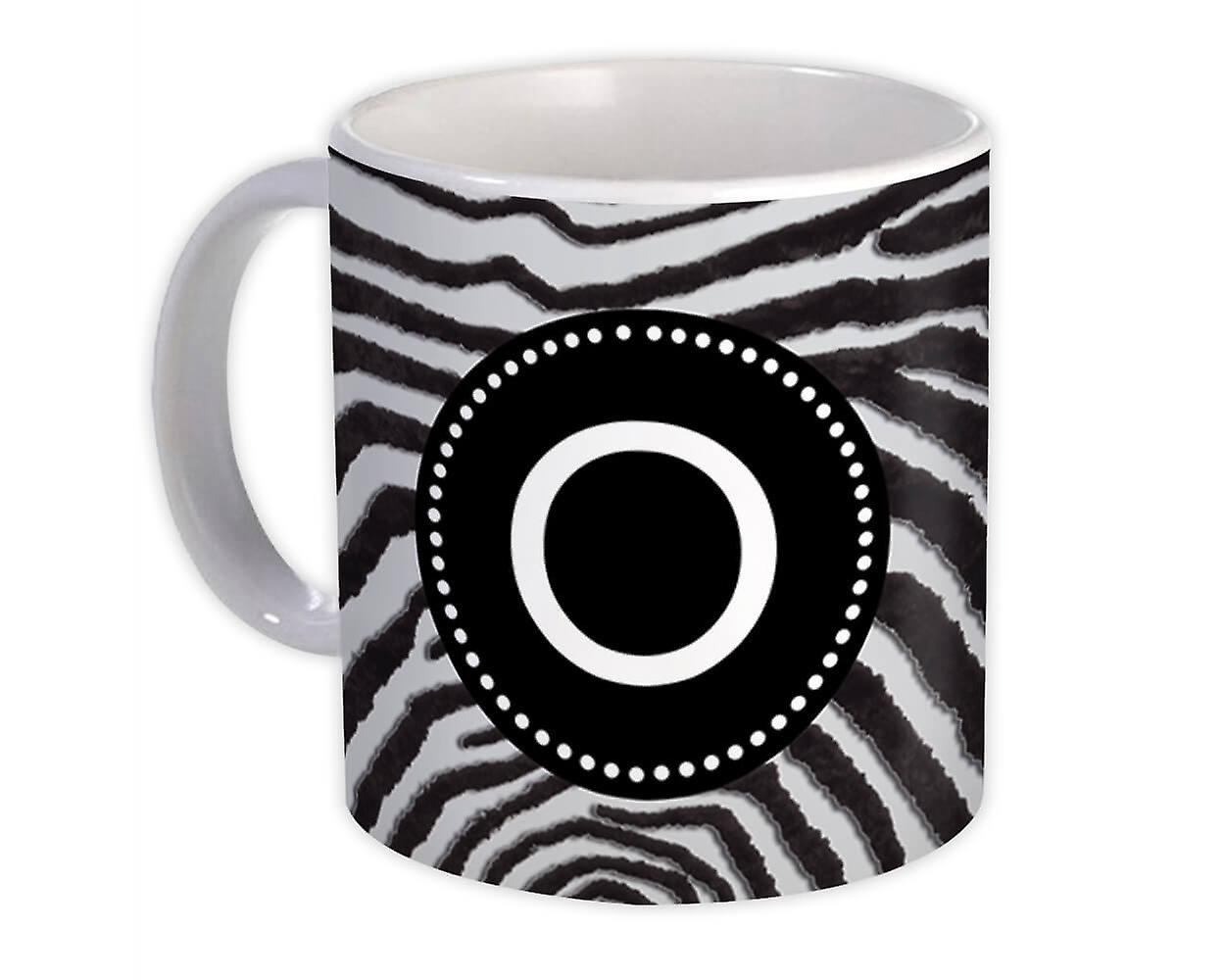 هدية القدح: حرف مونوغرام يا حمار وحشي