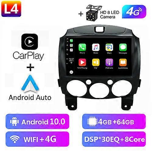 Car Android Radio Multimedia Player For MAZDA 2 Mazda2 2007 2008 2009 2010 2011 2012 2013 2014 GPS Navi 2din 2 din Autoradio