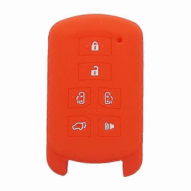Car Key Cover FOB Case for Toyota Sienna Se 6 Buttons Smart Remote Key Jacket Bag Holder Protector Auto Part