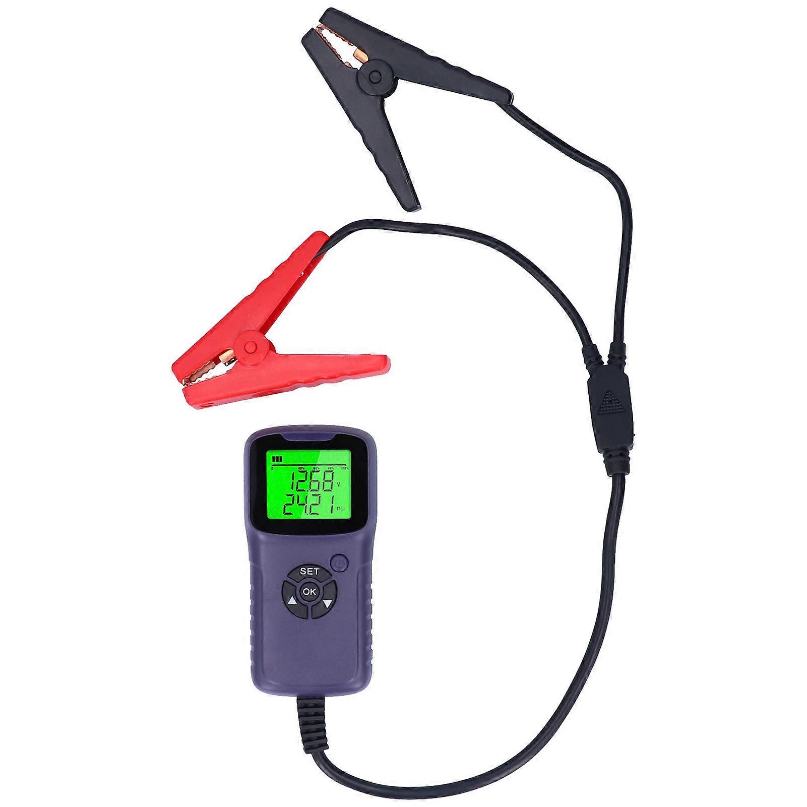 Purple A300 Digital Car Battery Tester LCD Auto Test Analyzer Diagnostic Tool