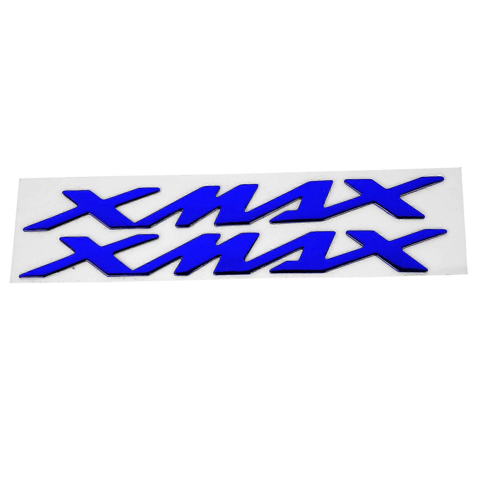 3D Motorcycle Emblem Stickers Decals compatible with XMAX XMAX 125 250 400 (Blue)